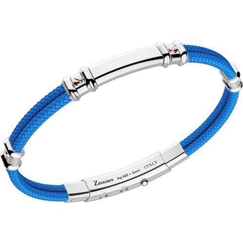 Bracciale Zancan Uomo Classic in Argento EXB577R-AZ - EXB577R-AZ